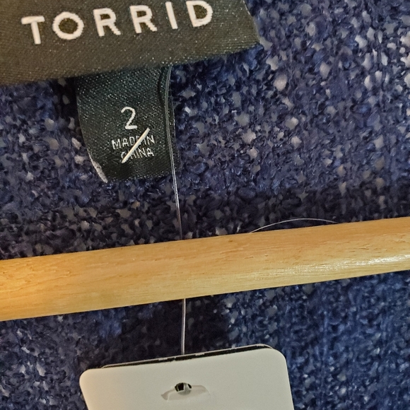 Torrid NWT tye dye open cardigan - Picture 4 of 6